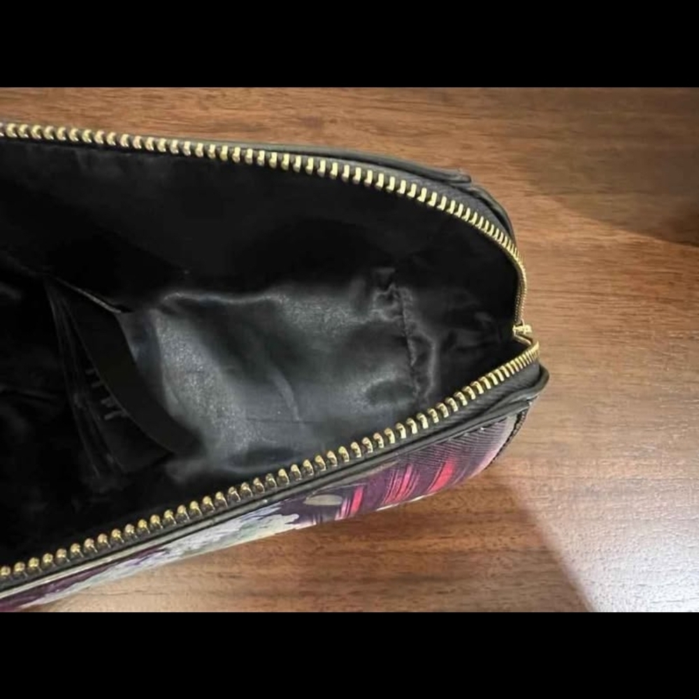 Ted Baker Purple Floral Cosmetic Bag - Picture 2 of 2